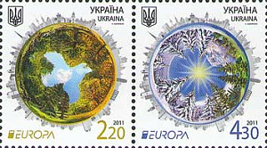 Украина _, 2011, Европа, Лес, 2 марки